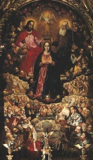 Herman Han Coronation of the Virgin Mary. France oil painting art